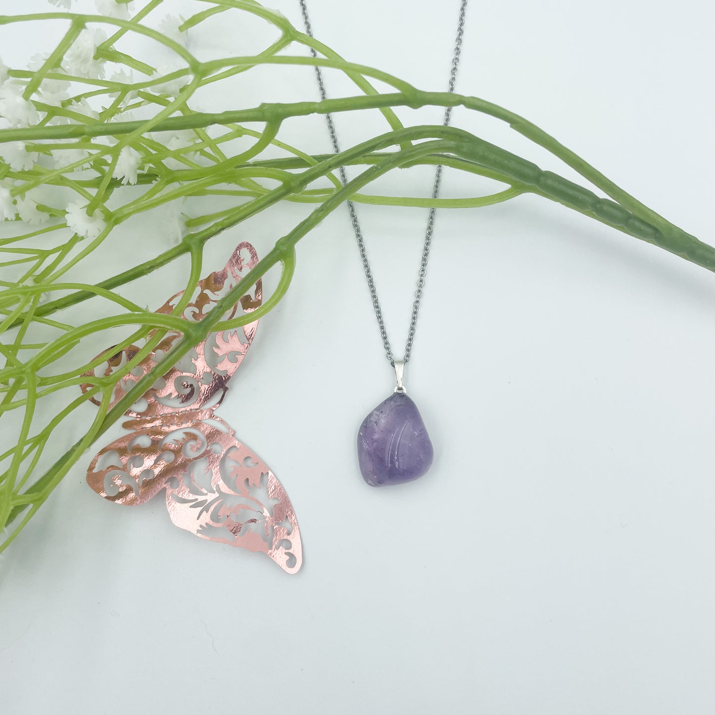 COLLIER AMETHYSTE ROULÉE